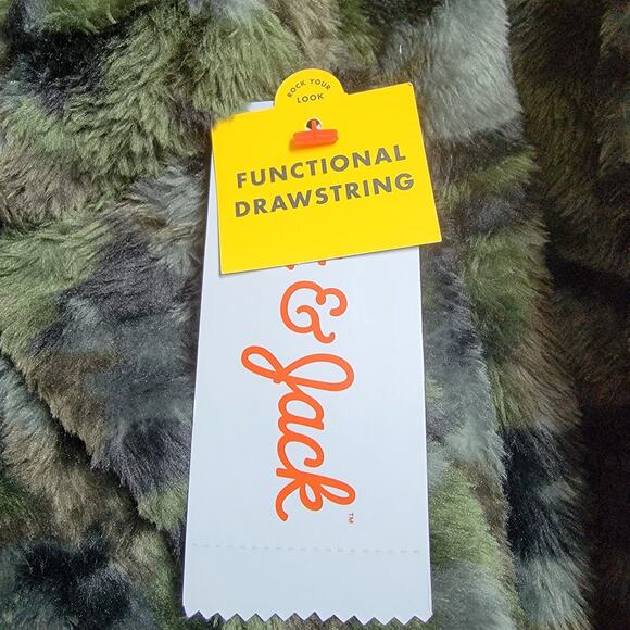 Cat & Jack Sherpa Jogger Pull-On Pants Camo Green Toddler Boys 2T - Picture 4 of 5